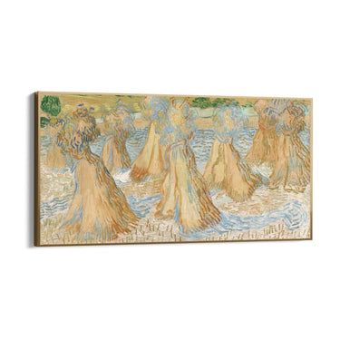 Quadro Stampa su Tela Sheaves of Wheat, Vincent Van Gogh - CupidoDesign