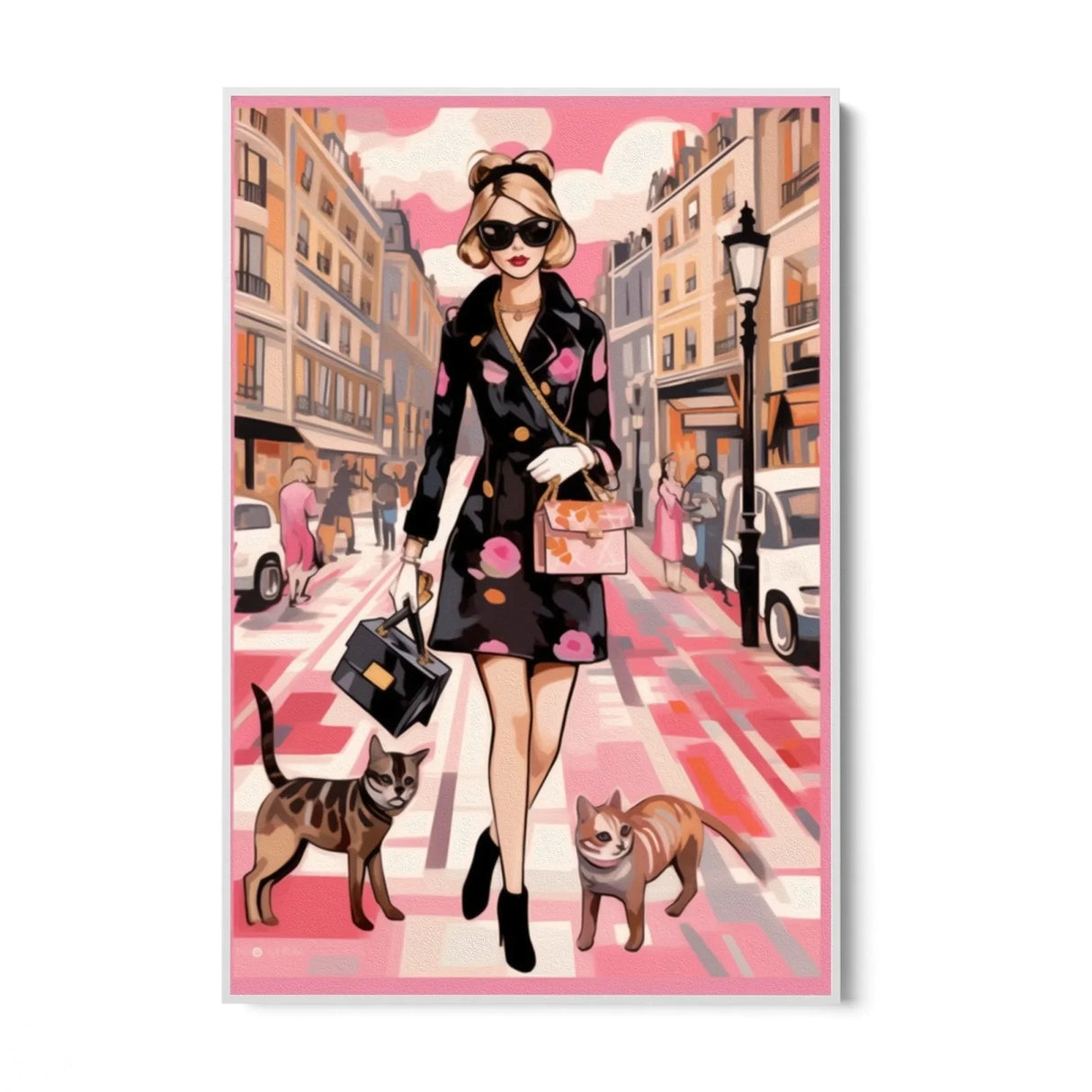 Quadro Stampa su Tela Shopping In Milan - CupidoDesign