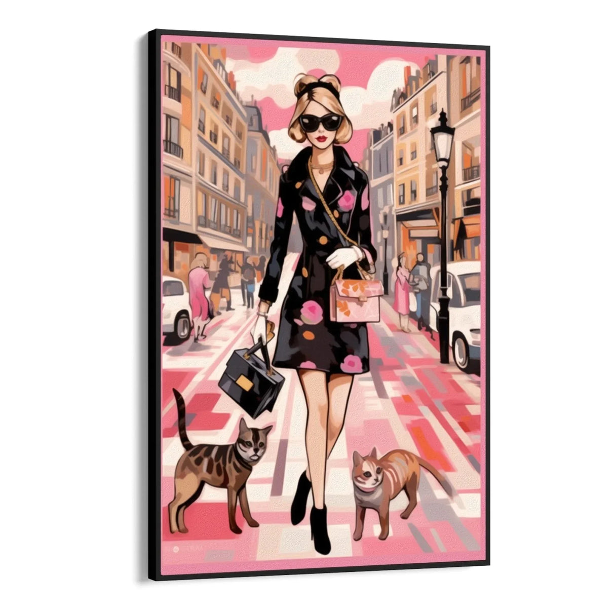 Quadro Stampa su Tela Shopping In Milan - CupidoDesign