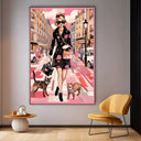 Quadro Stampa su Tela Shopping In Milan - CupidoDesign