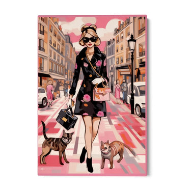 Quadro Stampa su Tela Shopping In Milan - CupidoDesign