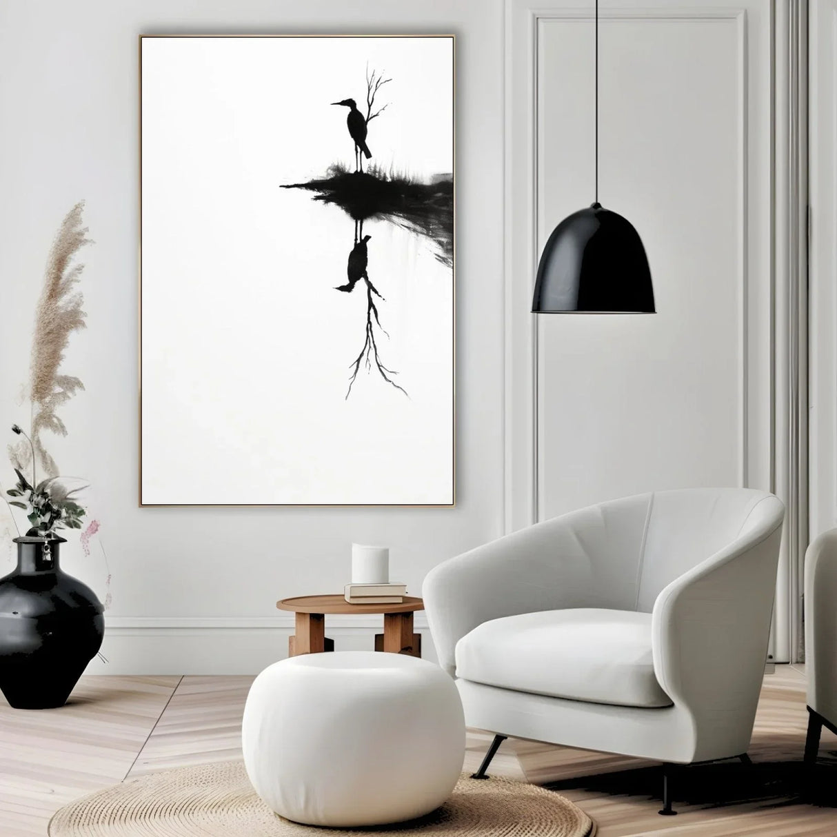 Quadro Stampa su Tela Silenzio Astratto - CupidoDesign