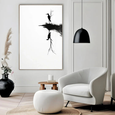 Quadro Stampa su Tela Silenzio Astratto - CupidoDesign