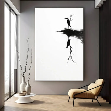 Quadro Stampa su Tela Silenzio Astratto - CupidoDesign