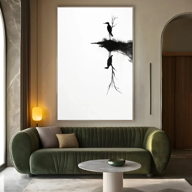 Quadro Stampa su Tela Silenzio Astratto - CupidoDesign