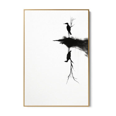 Quadro Stampa su Tela Silenzio Astratto - CupidoDesign