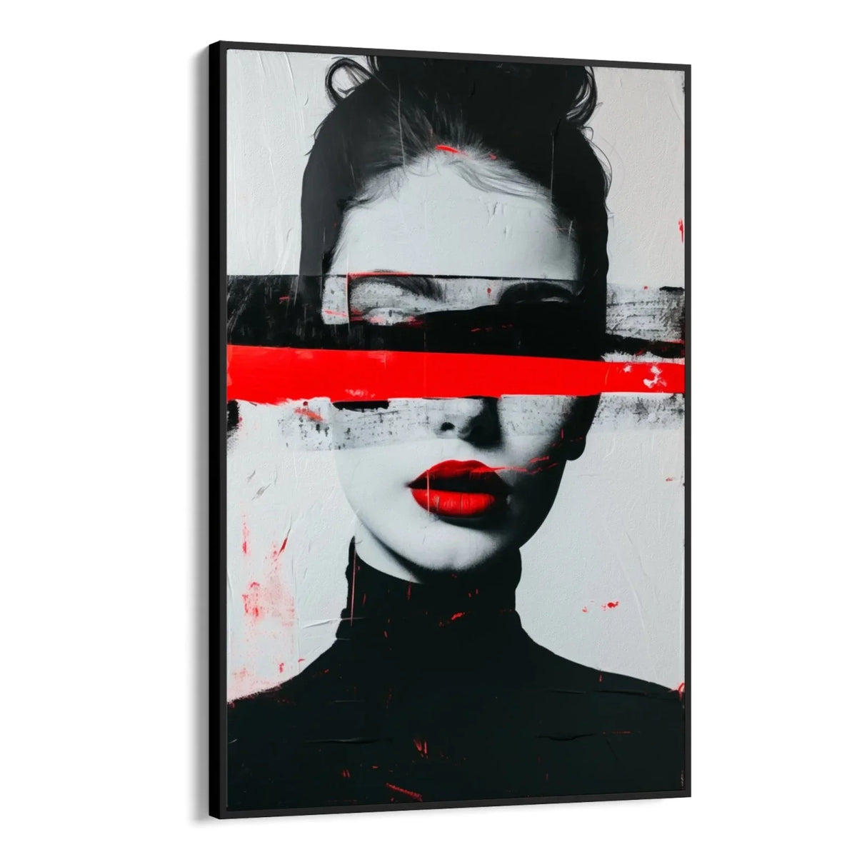 Quadro Stampa su Tela Silenzio degli Occhi - CupidoDesign