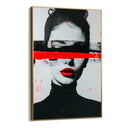 Quadro Stampa su Tela Silenzio degli Occhi - CupidoDesign