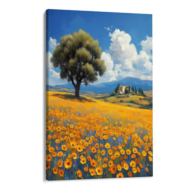 Quadro Stampa su Tela Silenzio delle Colline - CupidoDesign