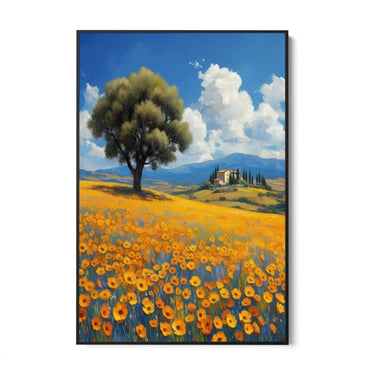 Quadro Stampa su Tela Silenzio delle Colline - CupidoDesign