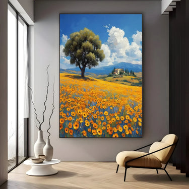 Quadro Stampa su Tela Silenzio delle Colline - CupidoDesign