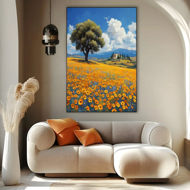 Quadro Stampa su Tela Silenzio delle Colline - CupidoDesign