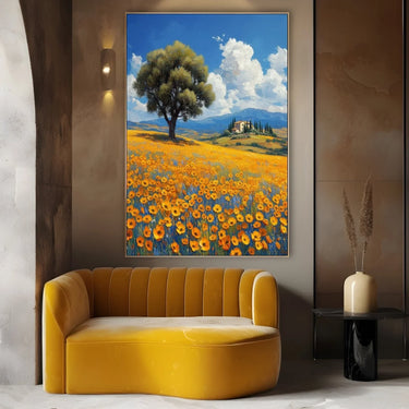 Quadro Stampa su Tela Silenzio delle Colline - CupidoDesign