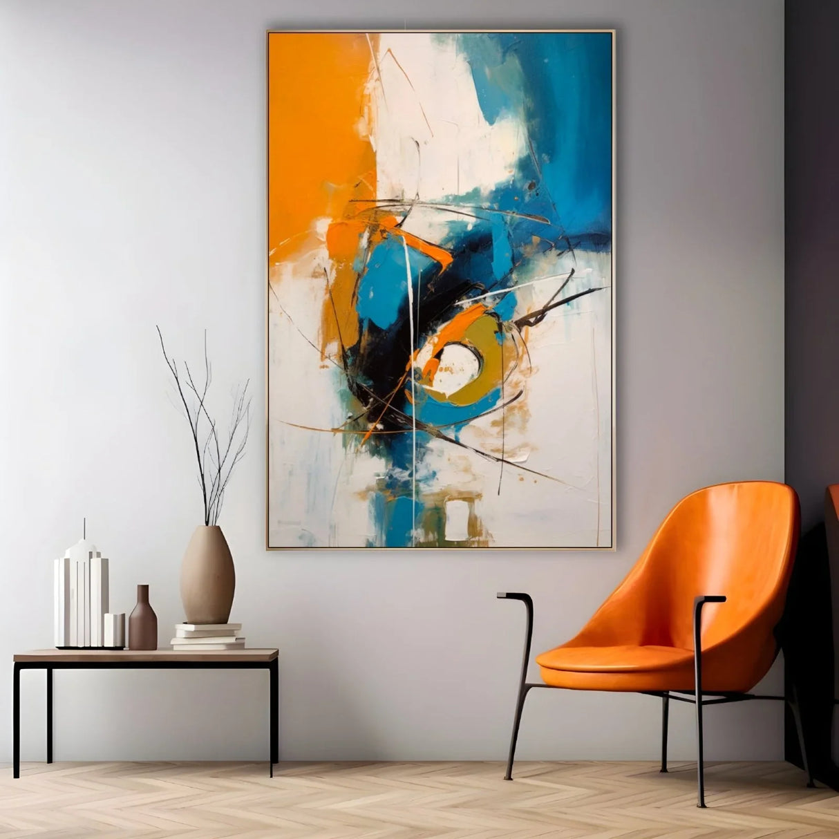 Quadro Stampa su Tela Sinergia astratta - CupidoDesign