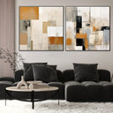 Quadro Stampa su Tela Sinfonia astratta - CupidoDesign