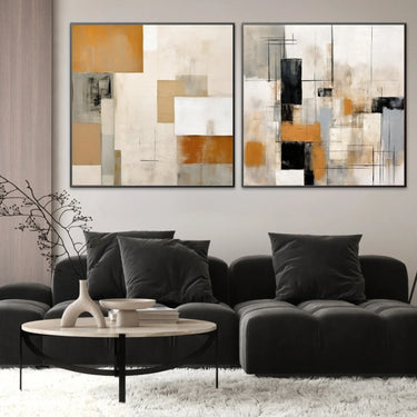 Quadro Stampa su Tela Sinfonia astratta - CupidoDesign