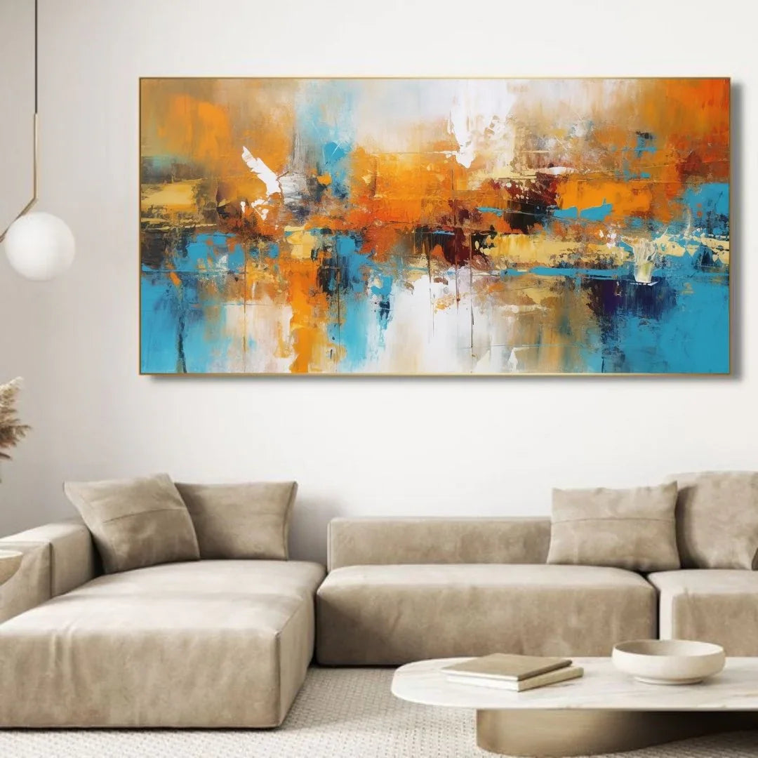 Quadro Stampa su Tela Sinfonia Cromatica - CupidoDesign