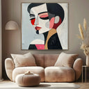 Quadro Stampa su Tela Sinfonia del Silenzio - CupidoDesign