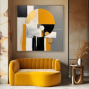 Quadro Stampa su Tela Sinfonia Gialla - CupidoDesign