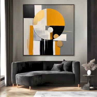 Quadro Stampa su Tela Sinfonia Gialla - CupidoDesign