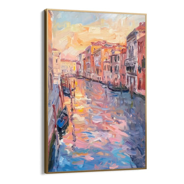 Quadro Stampa su Tela Sinfonia Lagunare - CupidoDesign