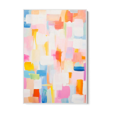Quadro Stampa su Tela Sinfonia pastello - CupidoDesign
