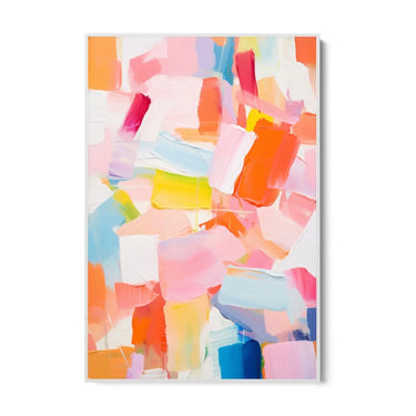 Quadro Stampa su Tela Sinfonia pastello - CupidoDesign