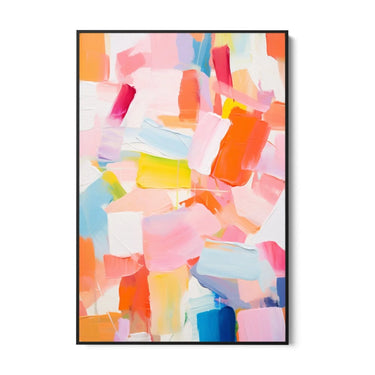 Quadro Stampa su Tela Sinfonia pastello - CupidoDesign
