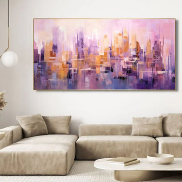 Quadro Stampa su Tela Sinfonia Rosa - CupidoDesign