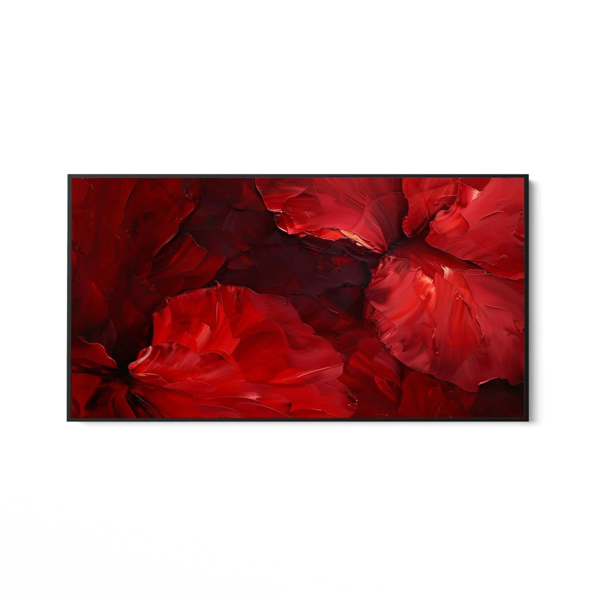 Quadro Stampa su Tela Sinfonia Rossa - CupidoDesign