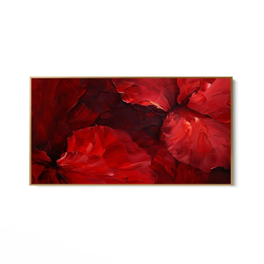 Quadro Stampa su Tela Sinfonia Rossa - CupidoDesign