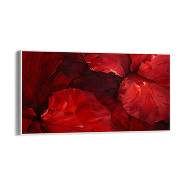 Quadro Stampa su Tela Sinfonia Rossa - CupidoDesign