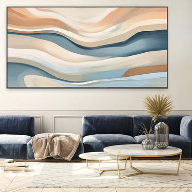 Quadro Stampa su Tela Sinfonia Terrosa - CupidoDesign