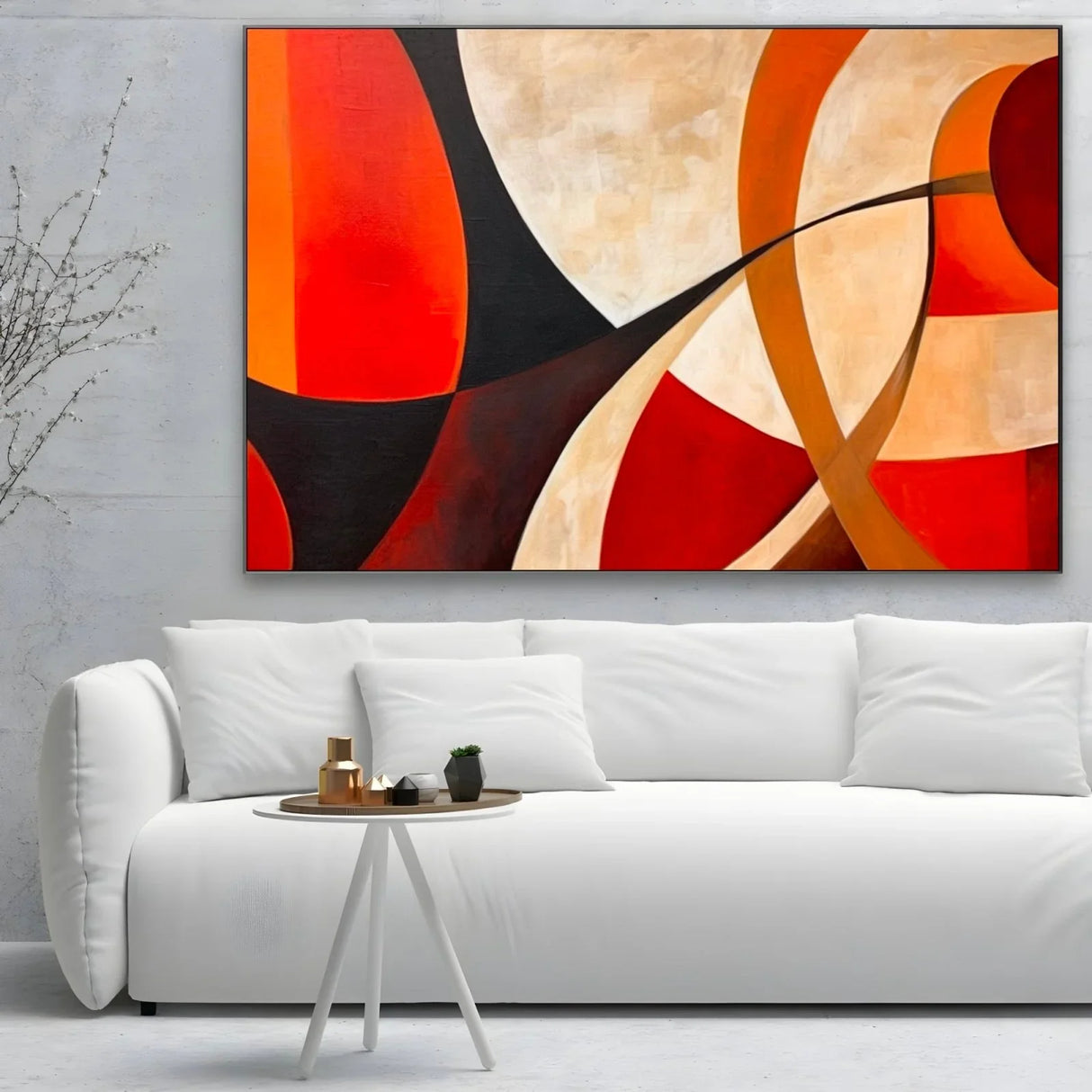 Quadro Stampa su Tela Sinfonia tra le forme - CupidoDesign
