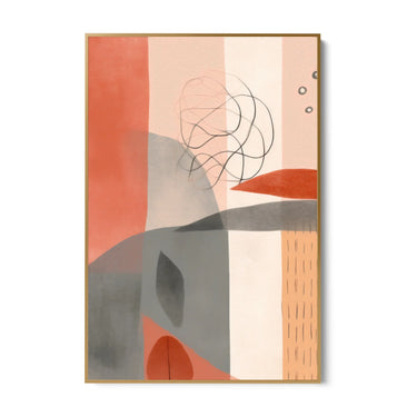 Quadro Stampa su Tela Sinfonia di terra - CupidoDesign