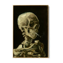 Quadro Stampa su Tela Skull with Cigarette, Vincent Van Gogh - CupidoDesign