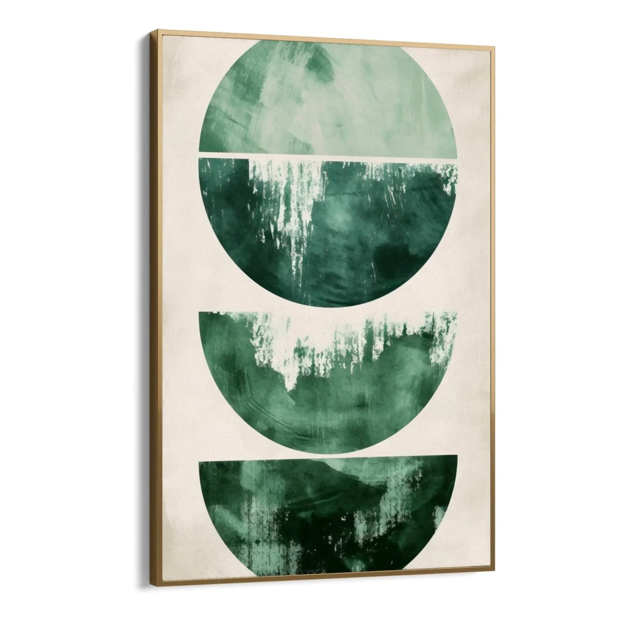 Quadro Stampa su Tela Smeraldo in Astrazione - CupidoDesign