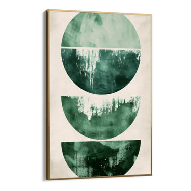 Quadro Stampa su Tela Smeraldo in Astrazione - CupidoDesign
