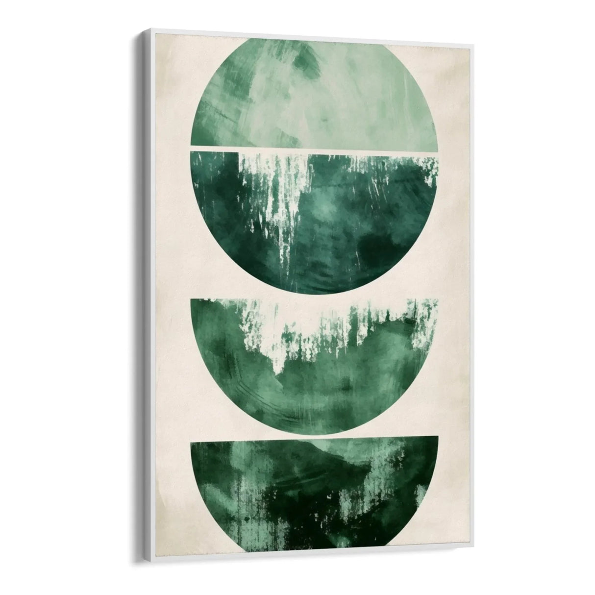 Quadro Stampa su Tela Smeraldo in Astrazione - CupidoDesign