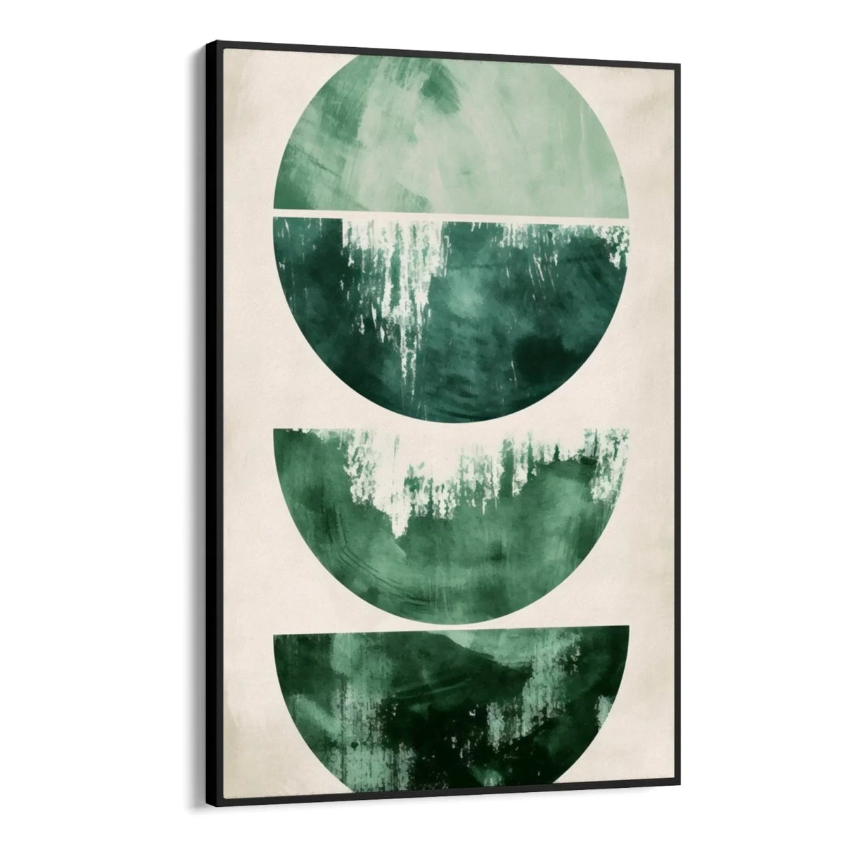 Quadro Stampa su Tela Smeraldo in Astrazione - CupidoDesign