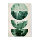 Quadro Stampa su Tela Smeraldo in Astrazione - CupidoDesign