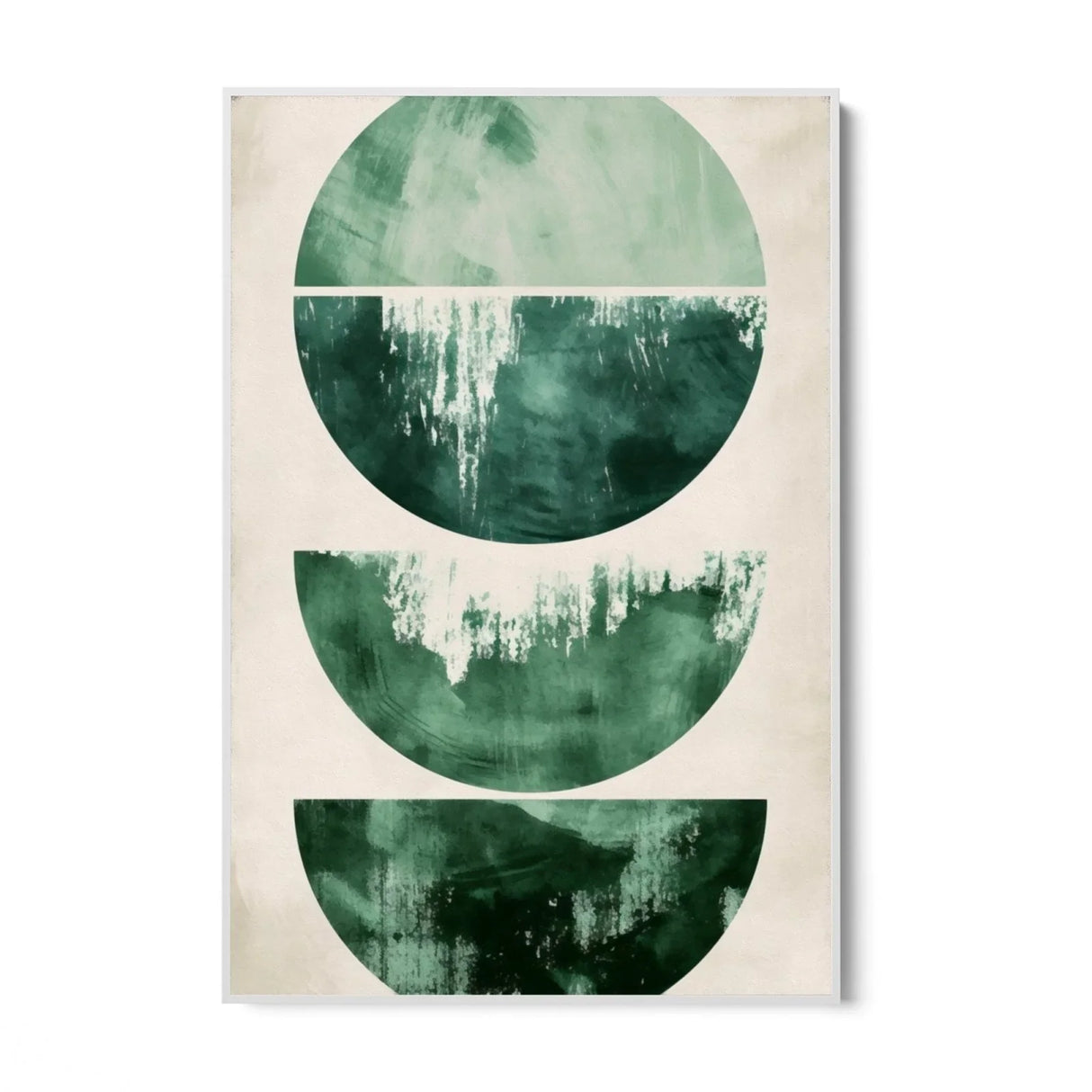 Quadro Stampa su Tela Smeraldo in Astrazione - CupidoDesign