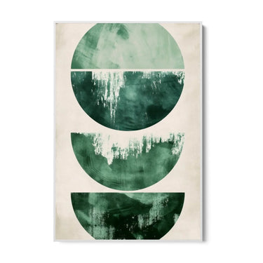Quadro Stampa su Tela Smeraldo in Astrazione - CupidoDesign