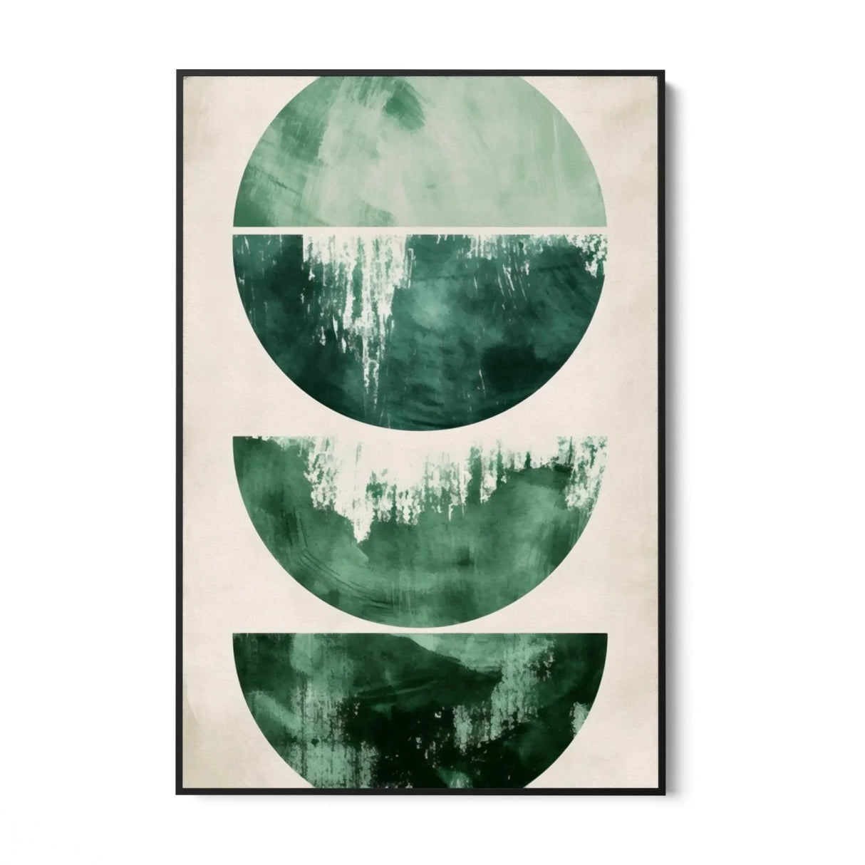 Quadro Stampa su Tela Smeraldo in Astrazione - CupidoDesign