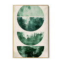 Quadro Stampa su Tela Smeraldo in Astrazione - CupidoDesign