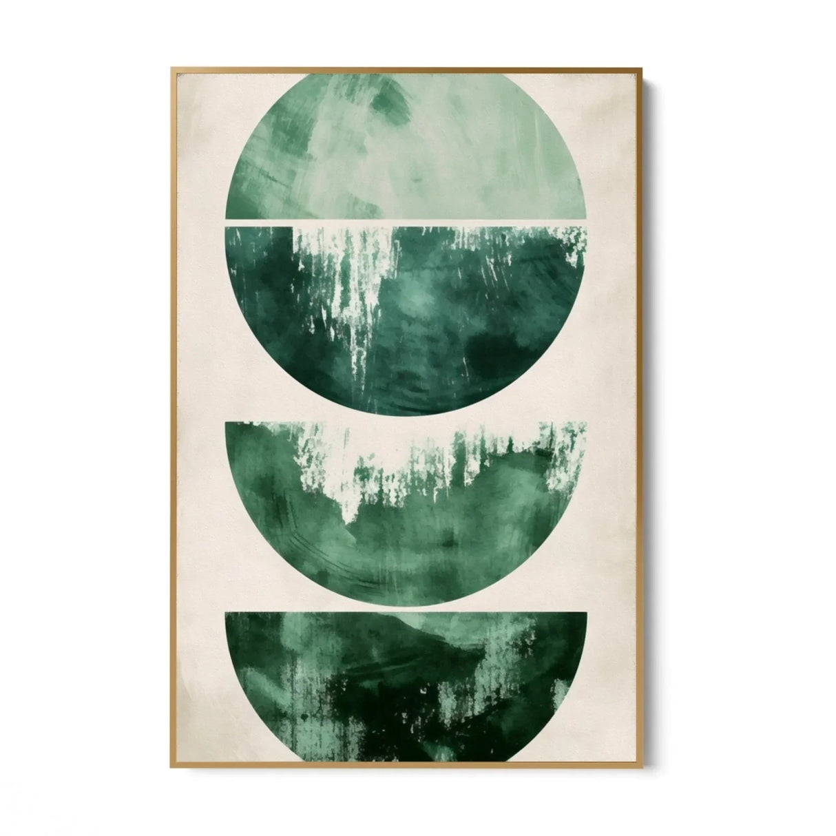 Quadro Stampa su Tela Smeraldo in Astrazione - CupidoDesign