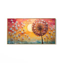 Quadro Stampa su Tela Soffioni al tramonto - CupidoDesign