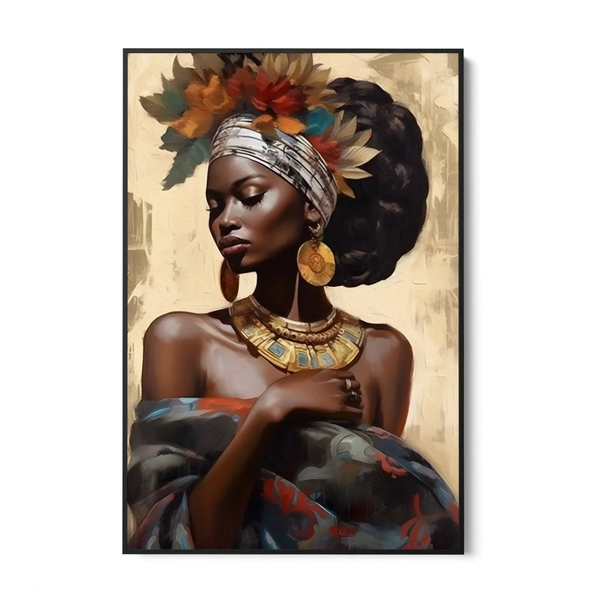 Quadro Stampa su Tela Sognando l'Africa - CupidoDesign