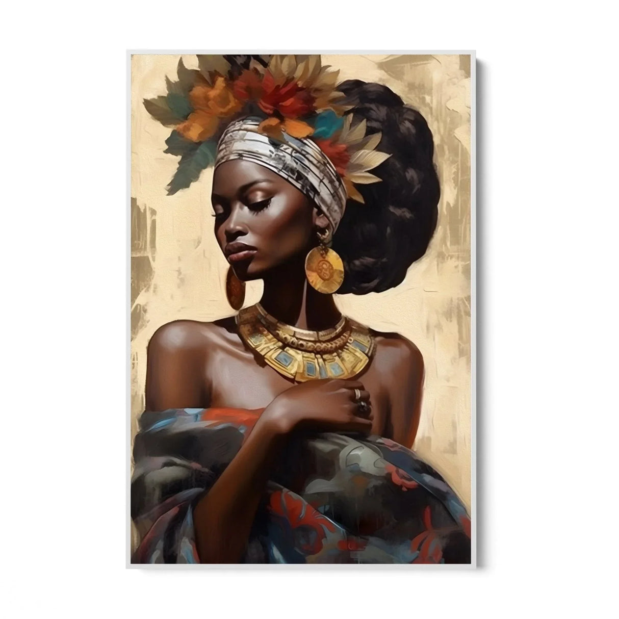 Quadro Stampa su Tela Sognando l'Africa - CupidoDesign
