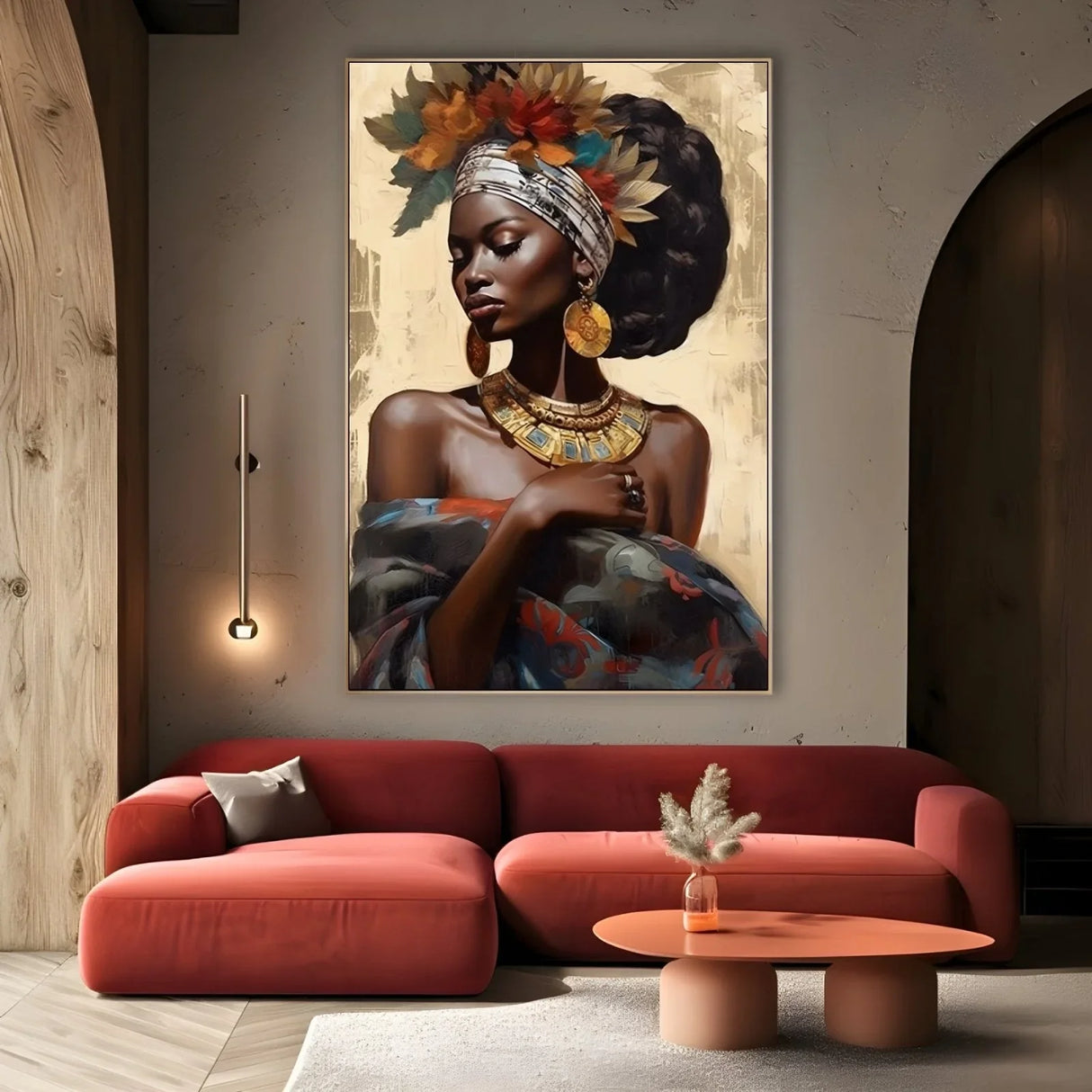 Quadro Stampa su Tela Sognando l'Africa - CupidoDesign